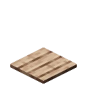 Plaque de pression en noisetier