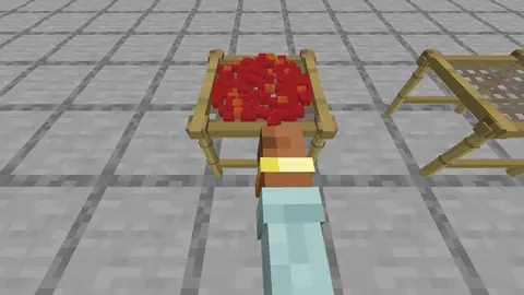 On les retourne au râteau.