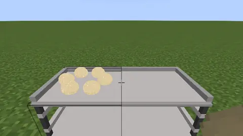 Les pâtons lèvent sur la table.