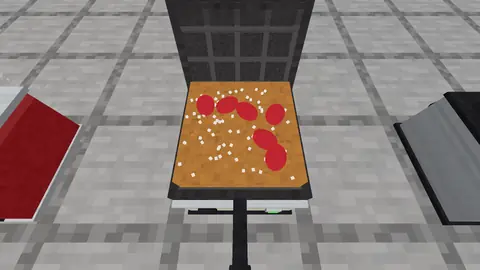 La gaufre garnie.